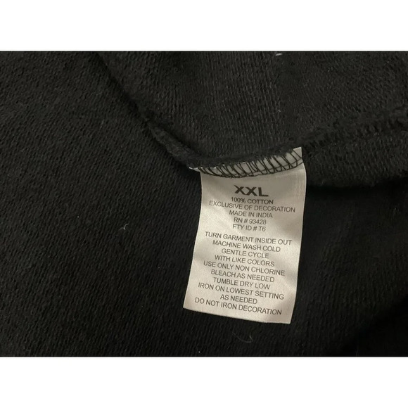 LL Cool J/Todd Smith Black Silver "MCMLXVIII" Hoodie Size XXL - Picture 15 of 16